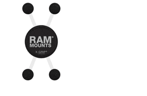 RAM® X-Grip® Phone Mount with Drill-Down Base
