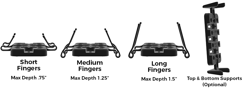 RAM® Finger-Grip™ Universal Holder with Yoke Clamp Base